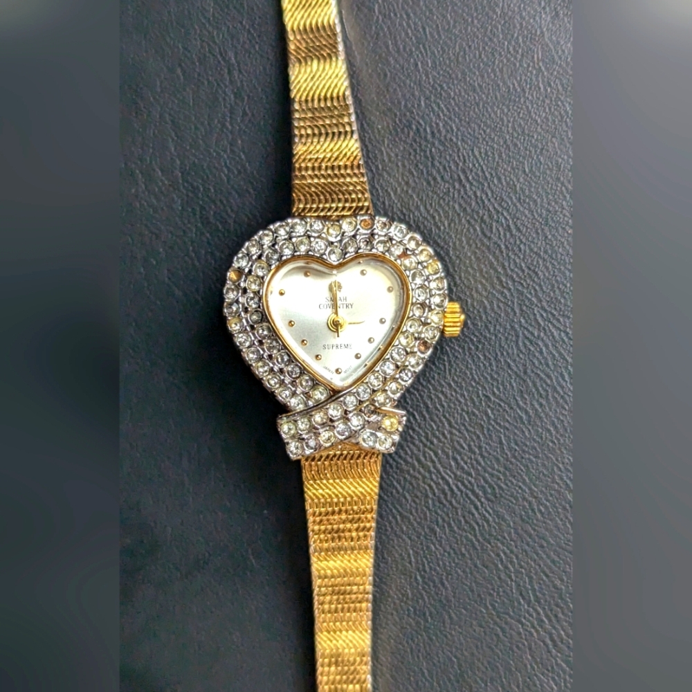 Sarah Coventry Vintage Heart Watch‎